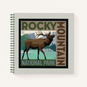 Cuaderno Parque nacional de las Montañas Rocosas   Elk