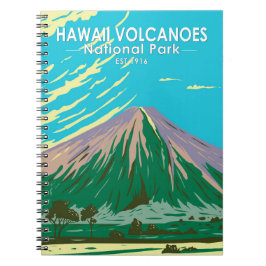 Cuaderno Parque nacional de los Volcanes de Hawái Mauna Loa