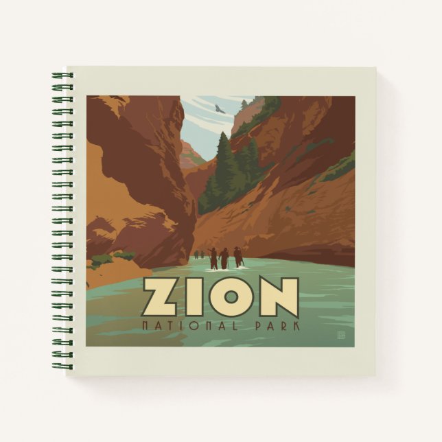 Cuaderno Parque nacional de Zion | Las estrechas (Anverso)