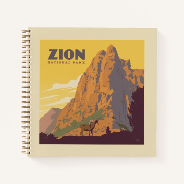 Cuaderno Parque nacional de Zion | Ram (Anverso)