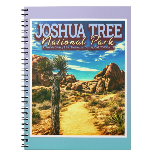 CUADERNO PARQUE NACIONAL DEL ÁRBOL DE JOSHUA - CALIFORNIA (Frente)