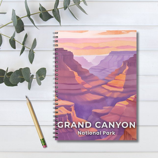 Cuaderno Parque nacional del Gran Cañón acuarela Viaje de a (Subido por el creador)