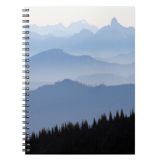 Cuaderno Parque Nacional del Monte Rainier | Montañas Casca (Frente)