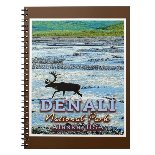CUADERNO PARQUE NACIONAL DENALÍ - ALASKA ESTADOS UNIDOS (Frente)