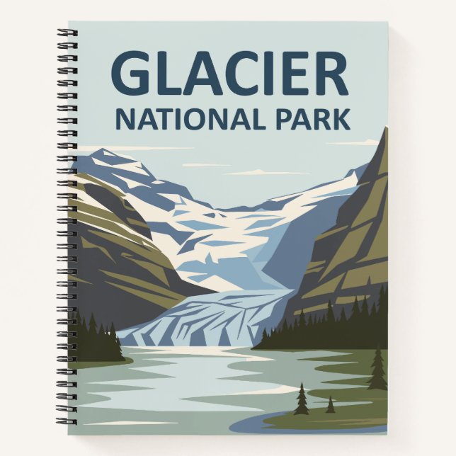 Cuaderno Parque nacional Glaciar Arte de Viajes (Anverso)