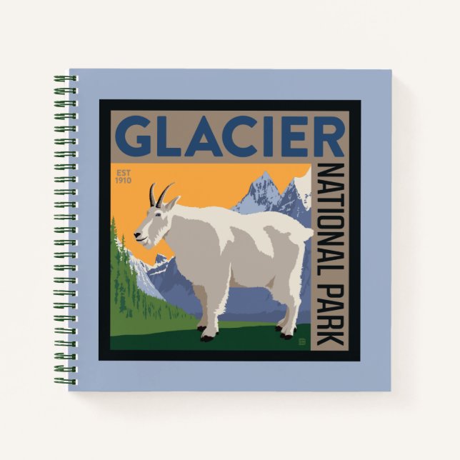 Cuaderno Parque nacional Glaciar | Cabra (Anverso)