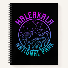 Cuaderno Parque nacional Haleakala Gradiente Hawaii USA