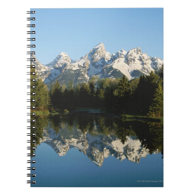 Cuaderno Parque nacional magnífico de Teton, gama de Teton, (Frente)