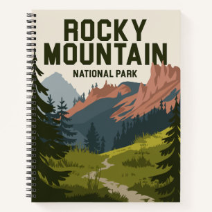 Cuaderno Parque nacional Rocky Mountain Colorado