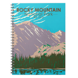 Cuaderno Parque nacional Rocky Mountain Colorado Bear Lake