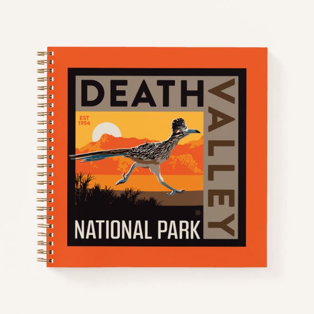 Cuaderno Parque nacional Valle de la Muerte | Roadrunner (Anverso)