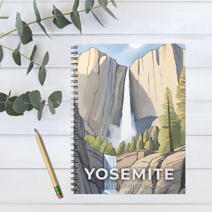 Cuaderno Parque Nacional Yosemite   Acuarela de Viaje