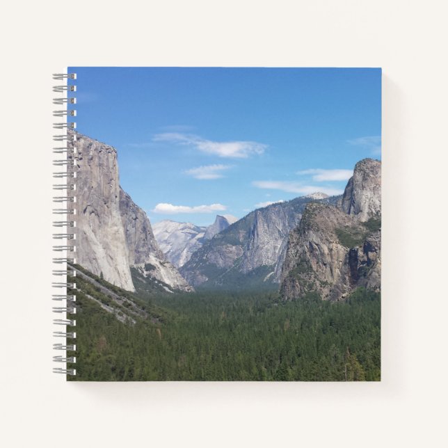 Cuaderno Parque Nacional Yosemite, Valle de la Montaña (Anverso)