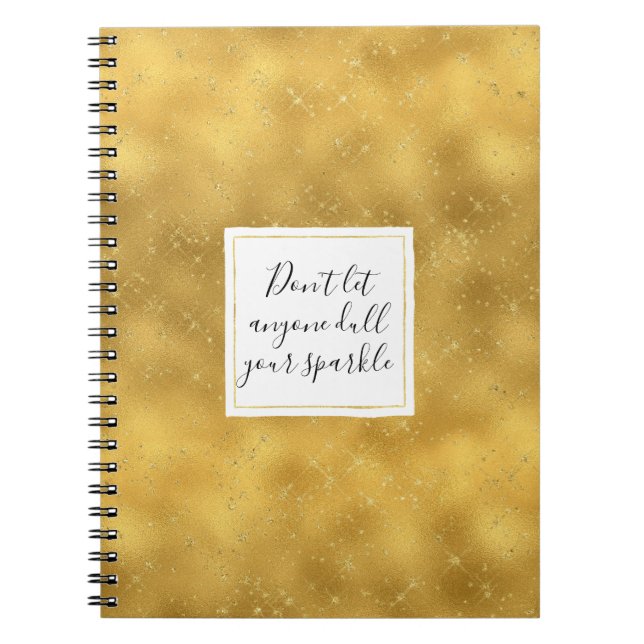 Cuaderno Parques de Glam Gold (Frente)