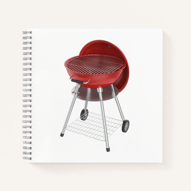 Cuaderno Parrillada de kettle con tapa adjunta (Anverso)