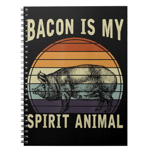 Cuaderno Parrillada | El Tocino Es Mi Animal Espiritual BBQ (Frente)
