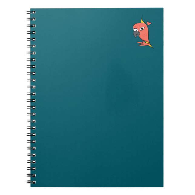 Cuaderno Parrot ASL I Love You - Diseño de Cultura Sorda (Frente)