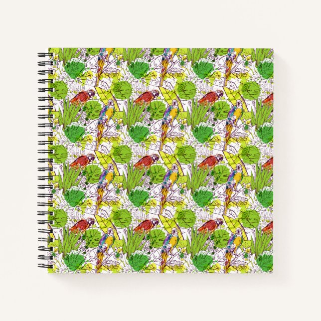 Cuaderno ParroTES Tropicales (Anverso)