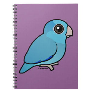 Cuaderno Parrotlet pacífico azul