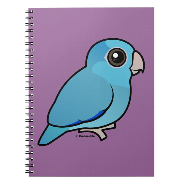 Cuaderno Parrotlet pacífico azul (Frente)