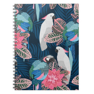 Cuaderno Parrots Tropical: Patrón de infiltración