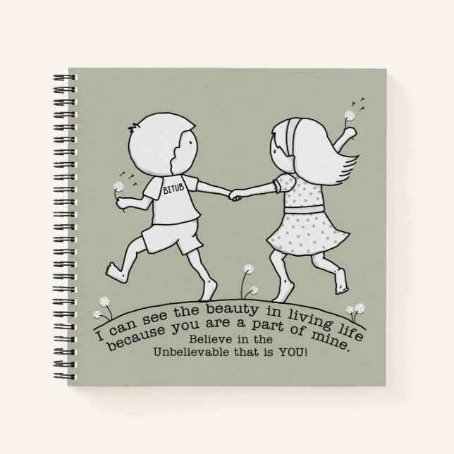 Cuaderno Parte de mi vida (Anverso)
