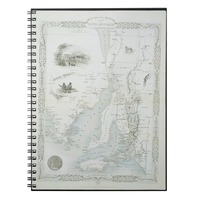 Cuaderno Parte de sur de Australia, de una serie de mamáes (Frente)