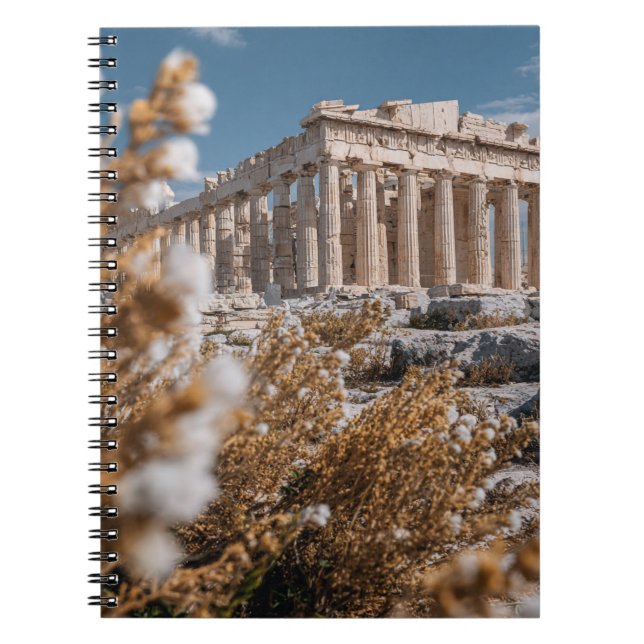 Cuaderno Partenón en un bloc de notas en Bloom (Frente)