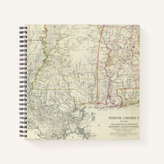 Cuaderno Partes de Louisiana, Arca, Miss, Ala, Florida