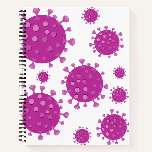 Cuaderno Partícula viral púrpura (Anverso)