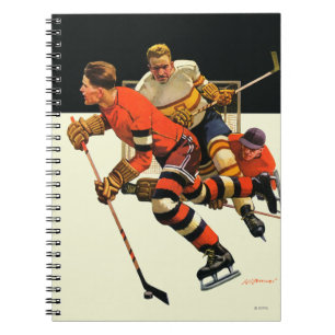 Cuaderno Partido del hockey sobre hielo