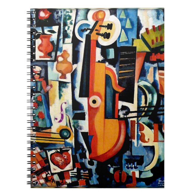 Cuaderno Parto de Viola Bom Menage, Cubismo, (Frente)