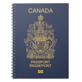 Cuaderno pasaporte canadiense