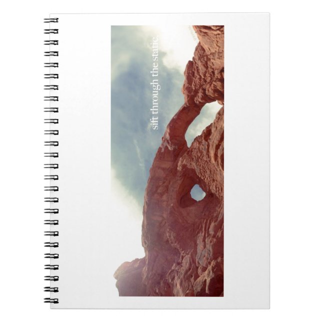 Cuaderno pasar a través de la estática (Frente)