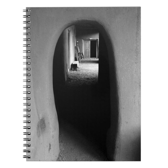 Cuaderno Pasarela del Suroeste de Adobe: foto en blanco y n (Frente)