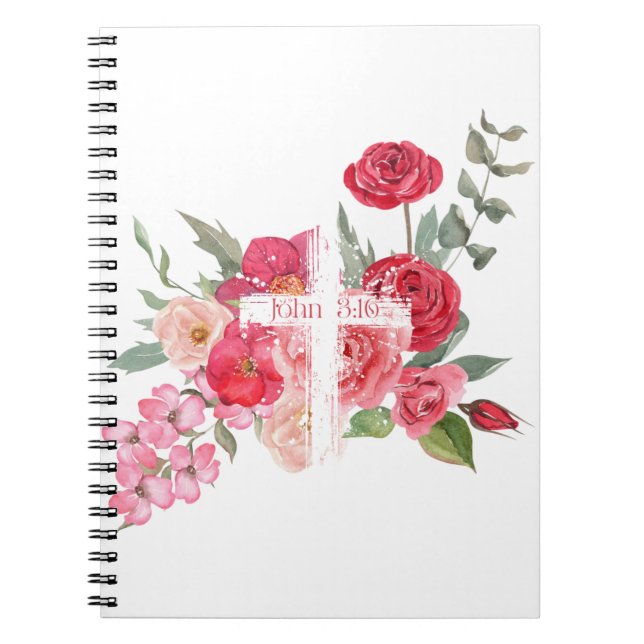 Cuaderno Pascua/Cruz/Juan3:16/Jesús (Frente)