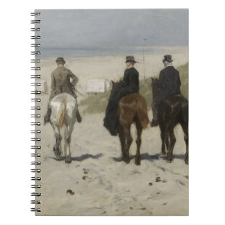 Cuaderno Paseo a caballo por la playa - Portátil Bella Arte