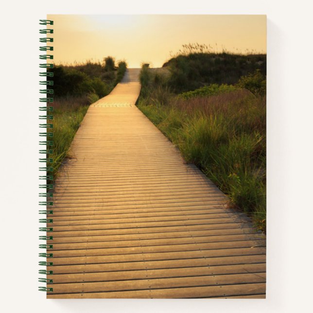 Cuaderno Paseo de madera a la playa (Anverso)