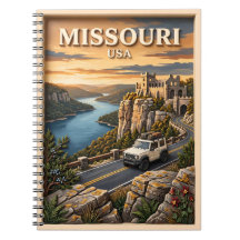 Paseo en Missouri Lago Ozarks Castillo SUV Vintage