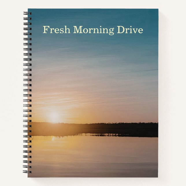 Cuaderno Paseo Mañanero Fresco Lago Escénico (Anverso)