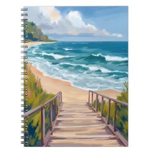 Cuaderno Paseo Marítimo Olas de Playa Costera