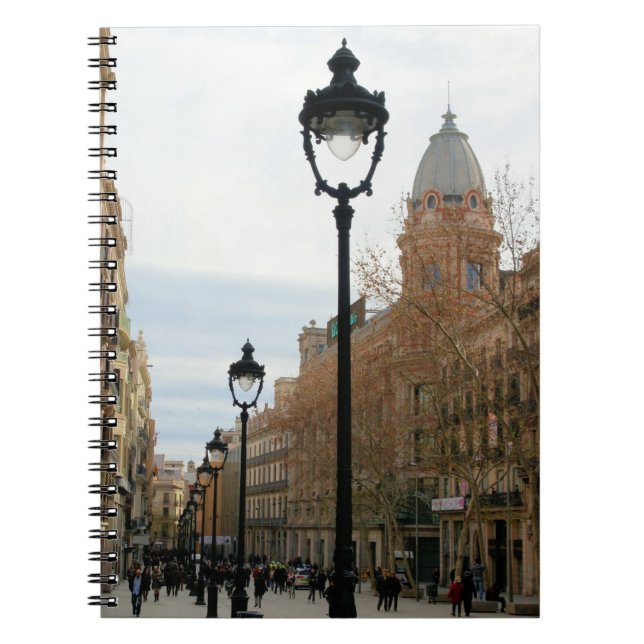 Cuaderno Paseo por Barcelona - Portátil Portal del Ángel (Frente)