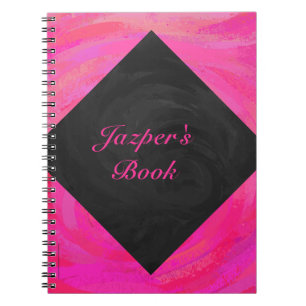 Cuaderno Pasiego rosa personalizado