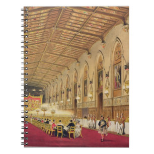 Cuaderno Pasillo de San Jorge, castillo de Windsor, 1838