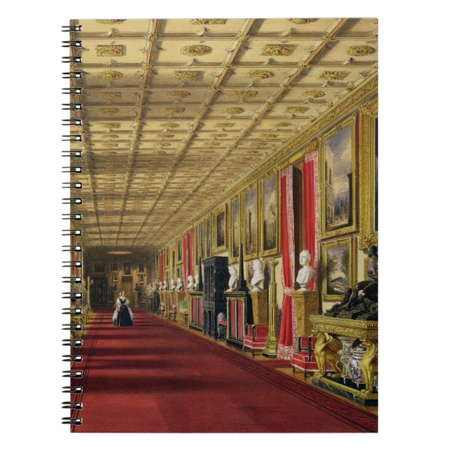 Cuaderno Pasillo del sur, castillo de Windsor, 1838 (Frente)
