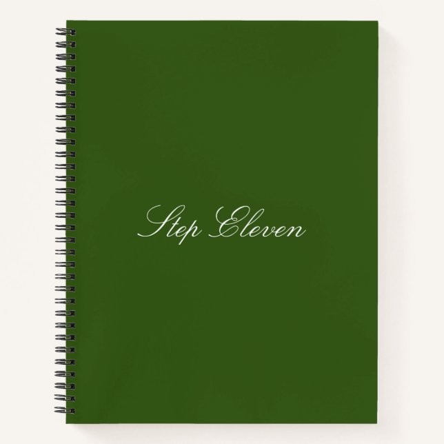 Cuaderno "Paso Eleven" (Anverso)