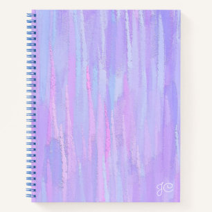 Cuaderno Pasos de pincel pastel personalizados