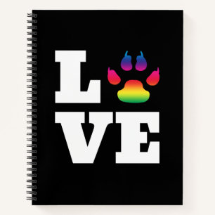 Cuaderno Pasta arcoiris