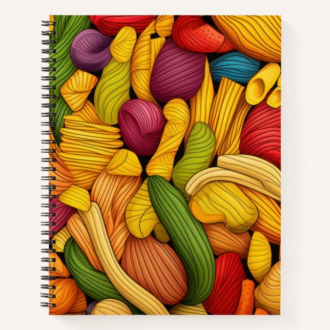 Cuaderno Pasta art background (Anverso)