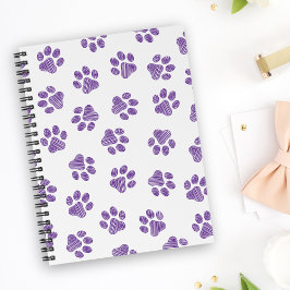 Cuaderno Pasta de perro, garras de perro, garras moradas
